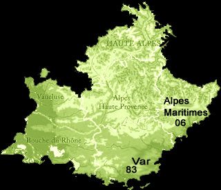 Rayon d'action : Alpes-Maritimes, Var et Principaute de Monaco